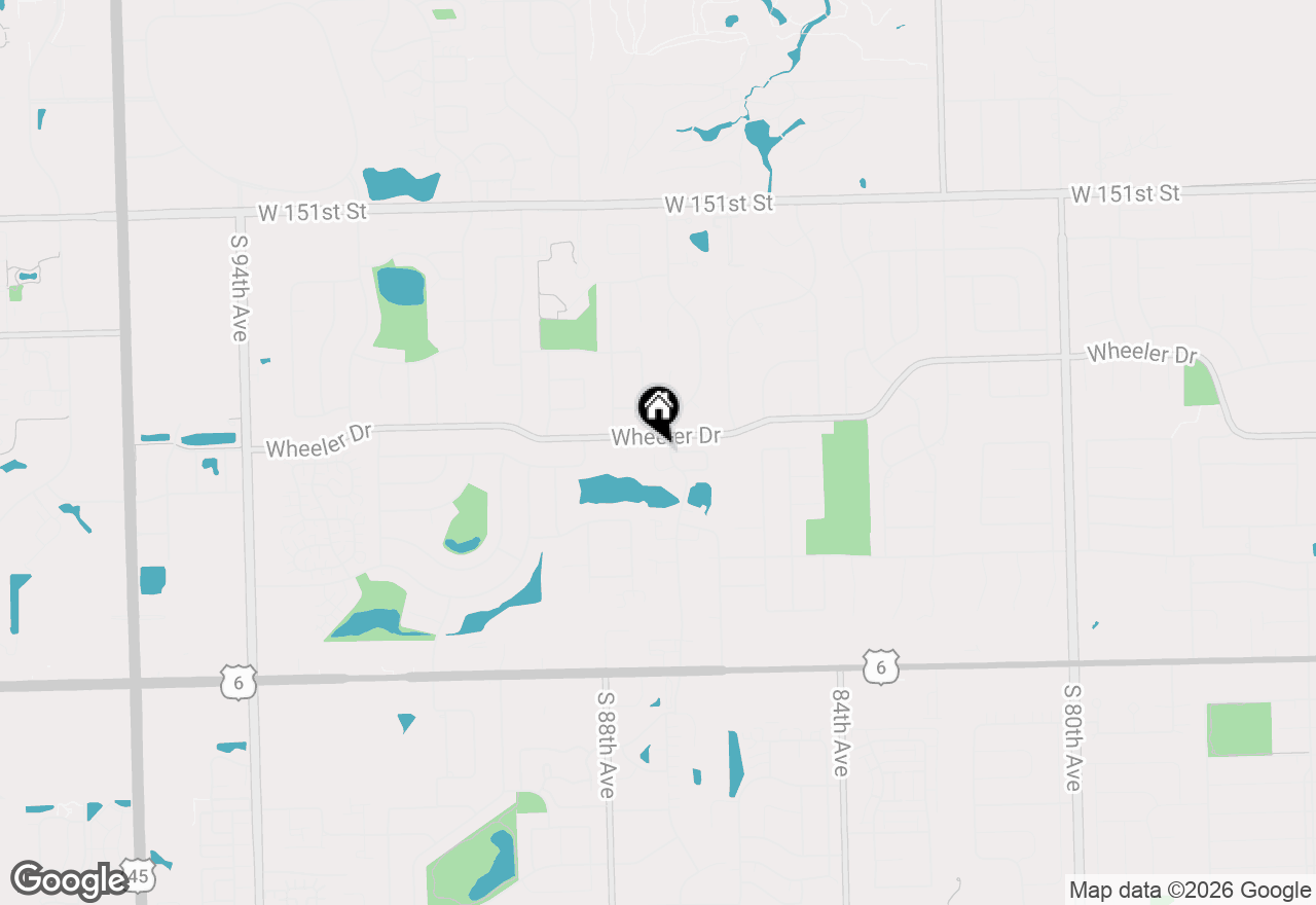 Map of 15713 Orlan Brook Drive #100, Orland Park, IL 60462