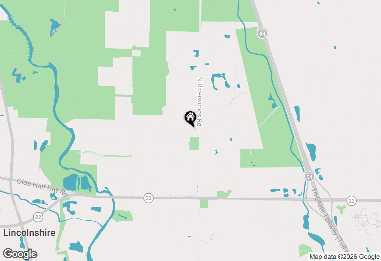 Map of 305 Briarwood Lane, Lincolnshire, IL 60069