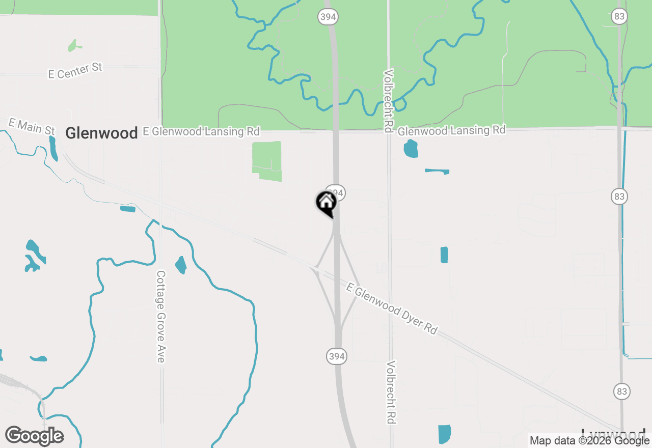 Map of 513 S Harper Avenue, Glenwood, IL 60425