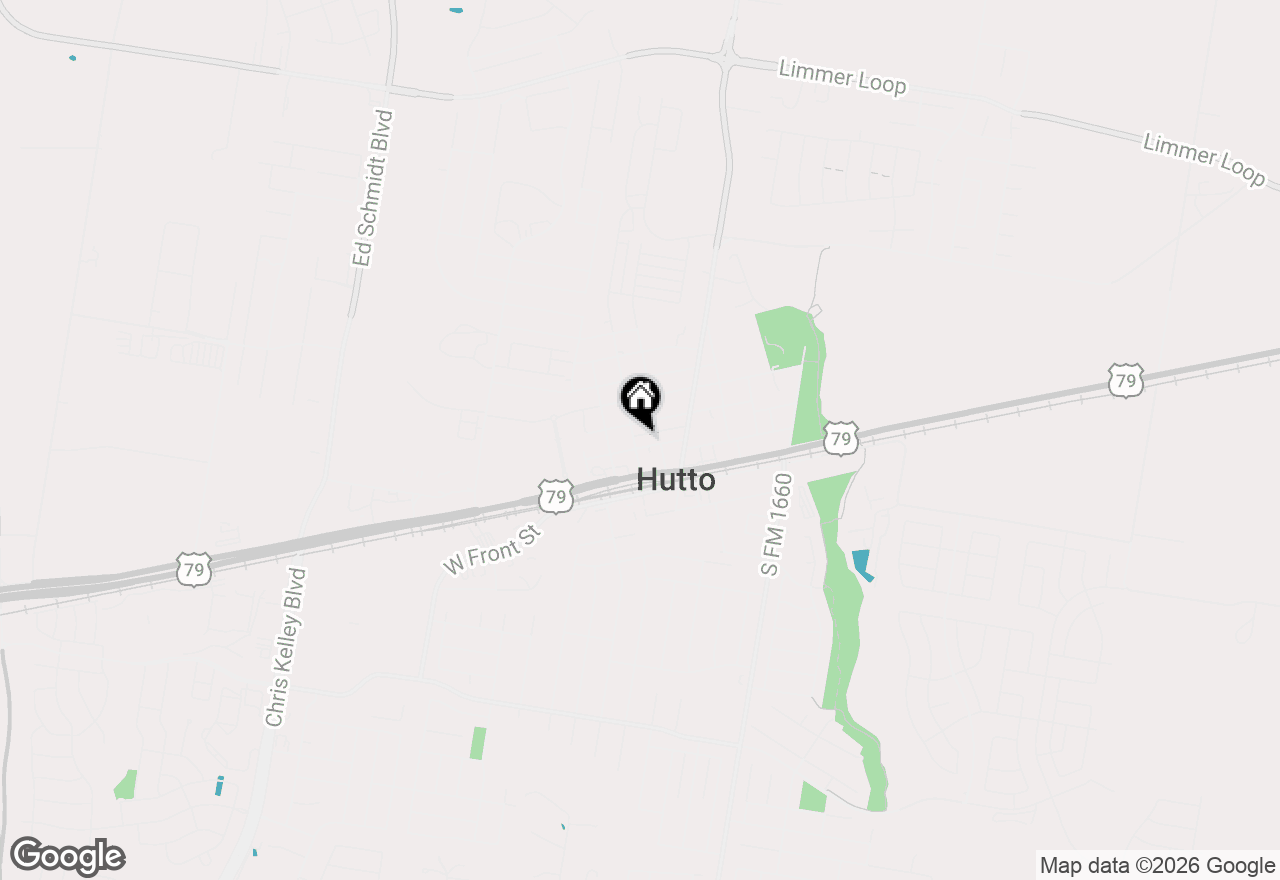 Map of 208 Farley St, Hutto, TX 78634
