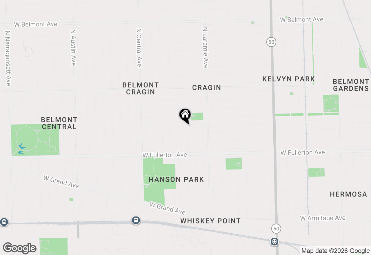 Map of 5318 W Deming Place, Chicago, IL 60639