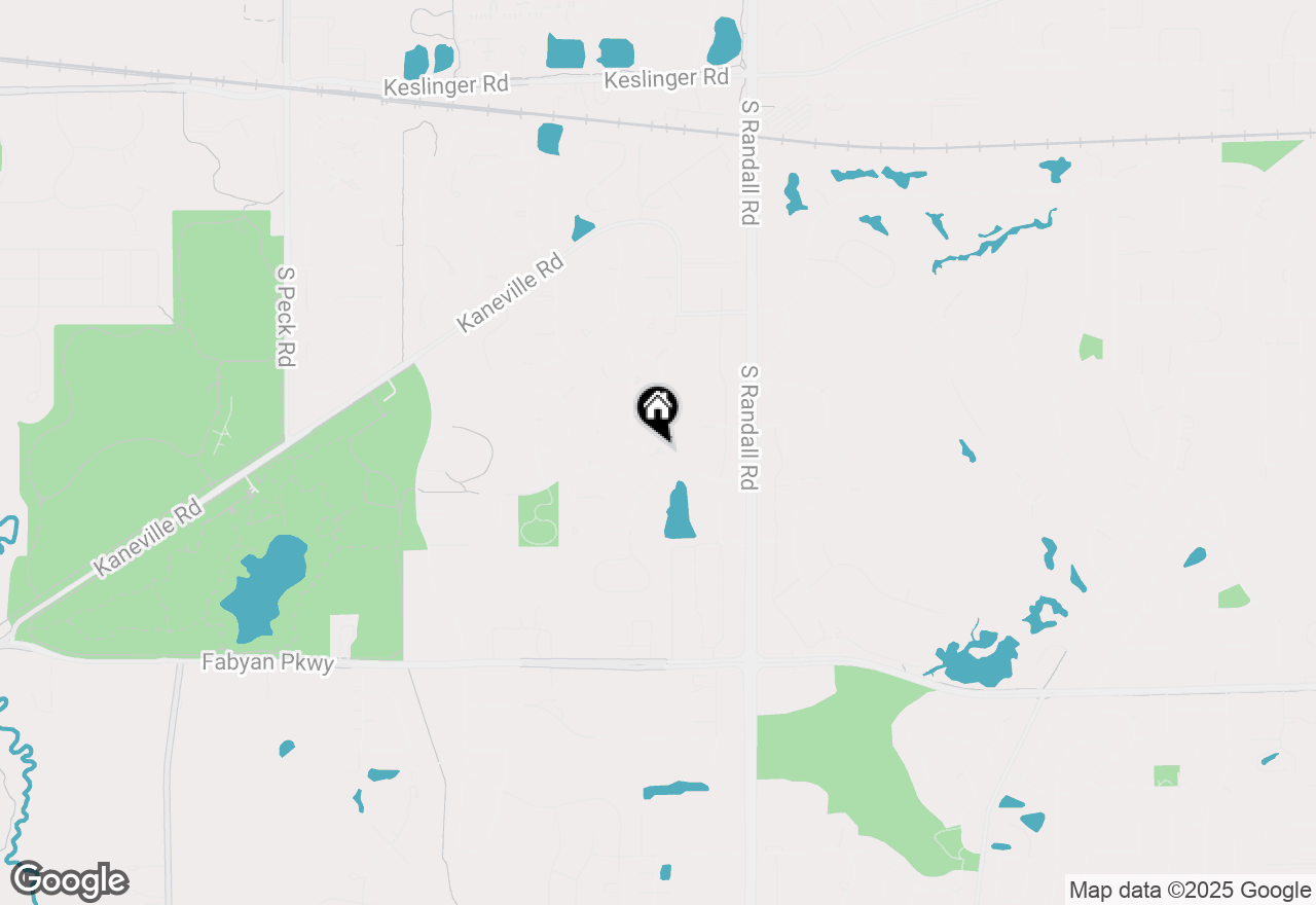 Map of 3667 Thornhill Drive, Elgin, IL 60124