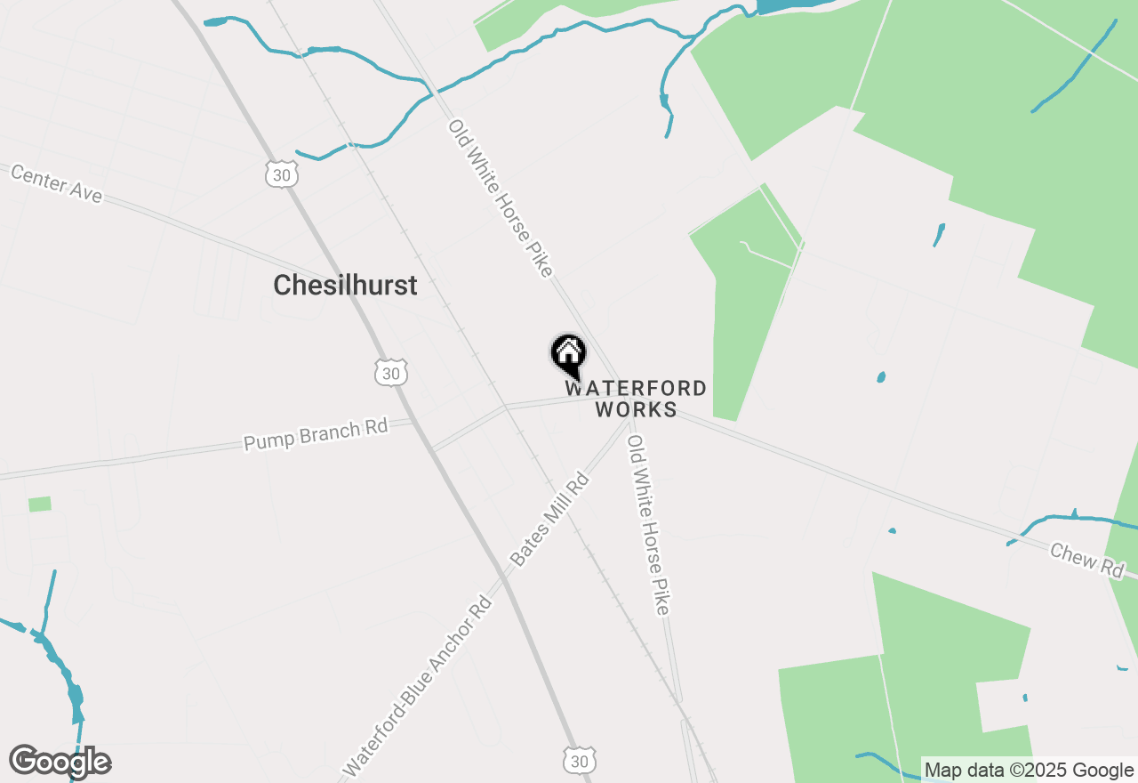 Map of 421 Pennington Avenue, Waterford Works, NJ 08089