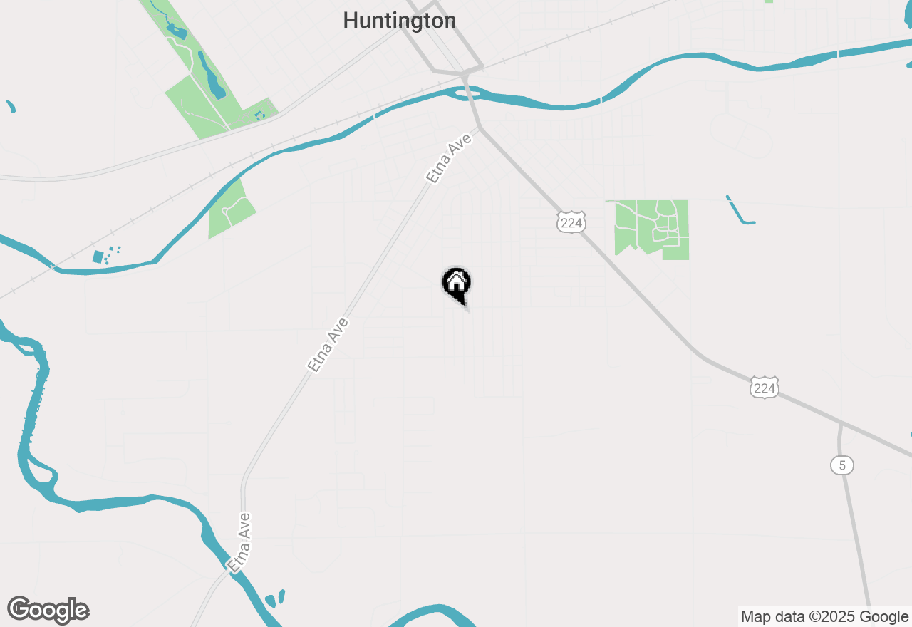 Map of 1216 Ogan Avenue, Huntington, IN 46750