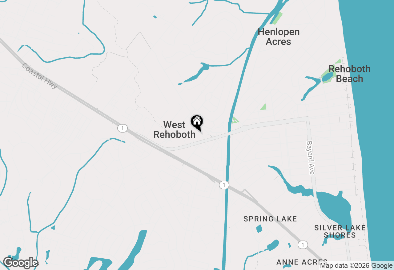 Map of 37470 Malloy Street, Rehoboth Beach, DE 19971