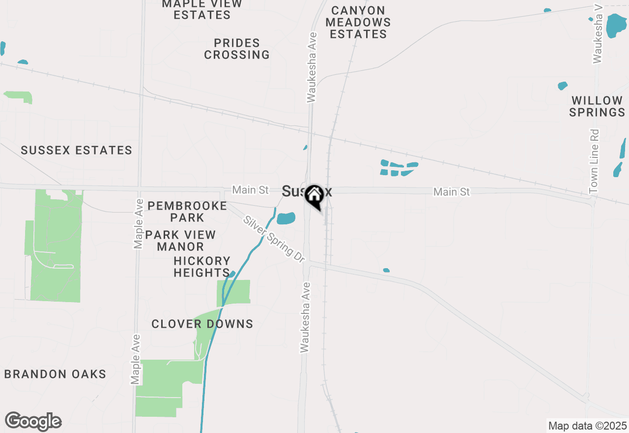 Map of W232N6308 Waukesha St, Sussex, WI 53089