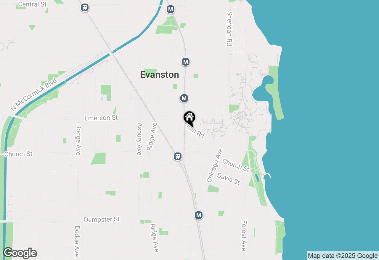 Map of 800 Elgin Road #1316, Evanston, IL 60201