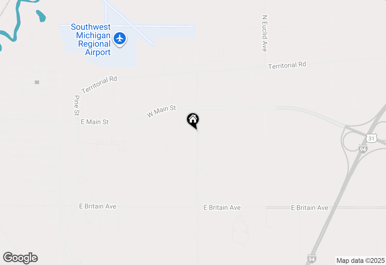 Map of 140 N Crystal Avenue, Benton Harbor, MI 49022