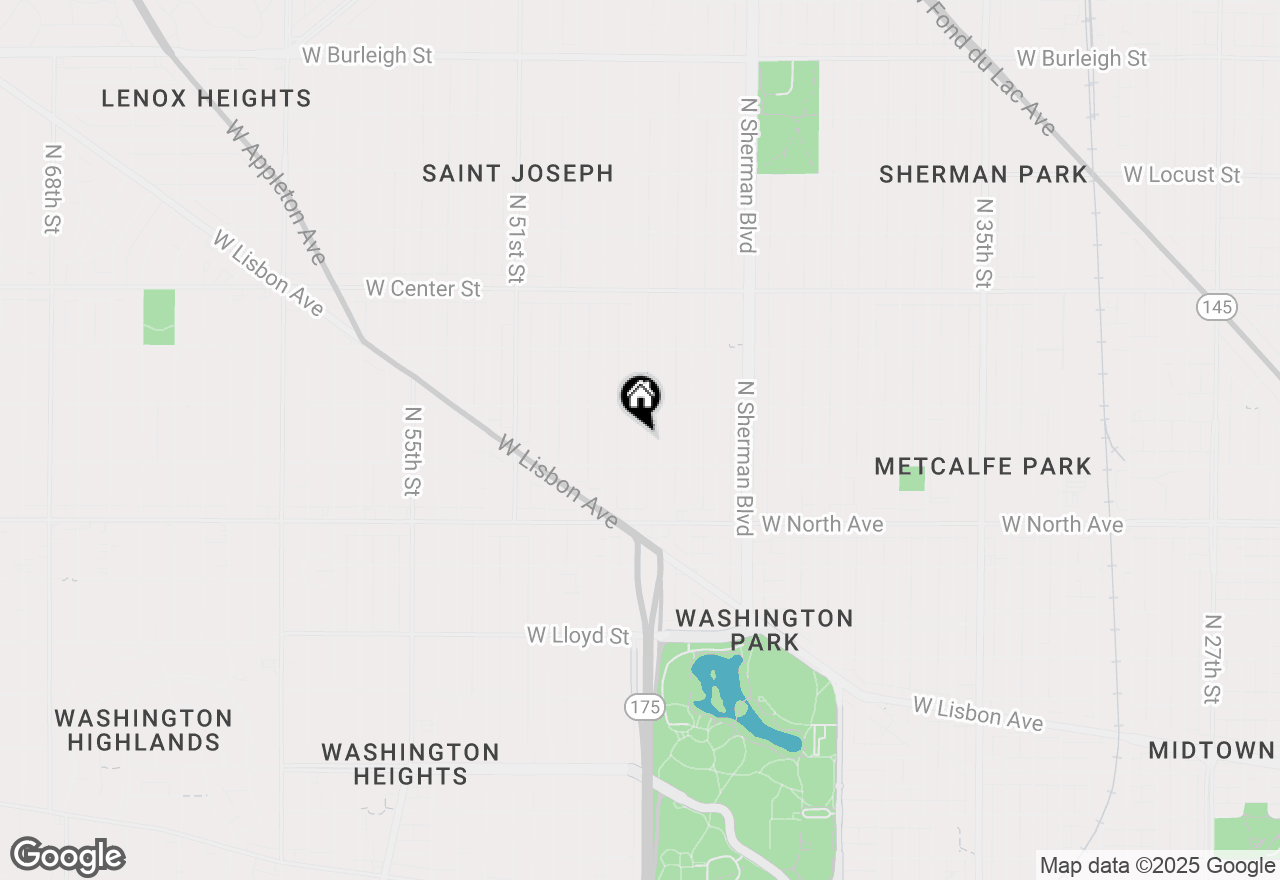 Map of 2434 N 47th St, Milwaukee, WI 53210