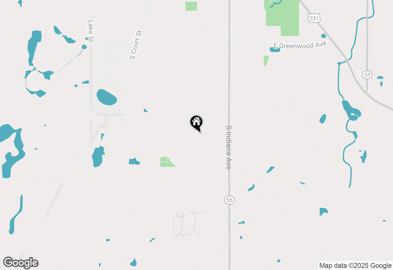 Map of 416 Las Olas Drive, Crown Point, IN 46307