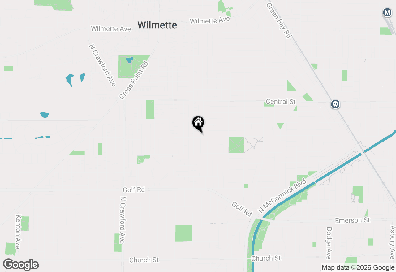 Map of 2955 Colfax Street, Evanston, IL 60201