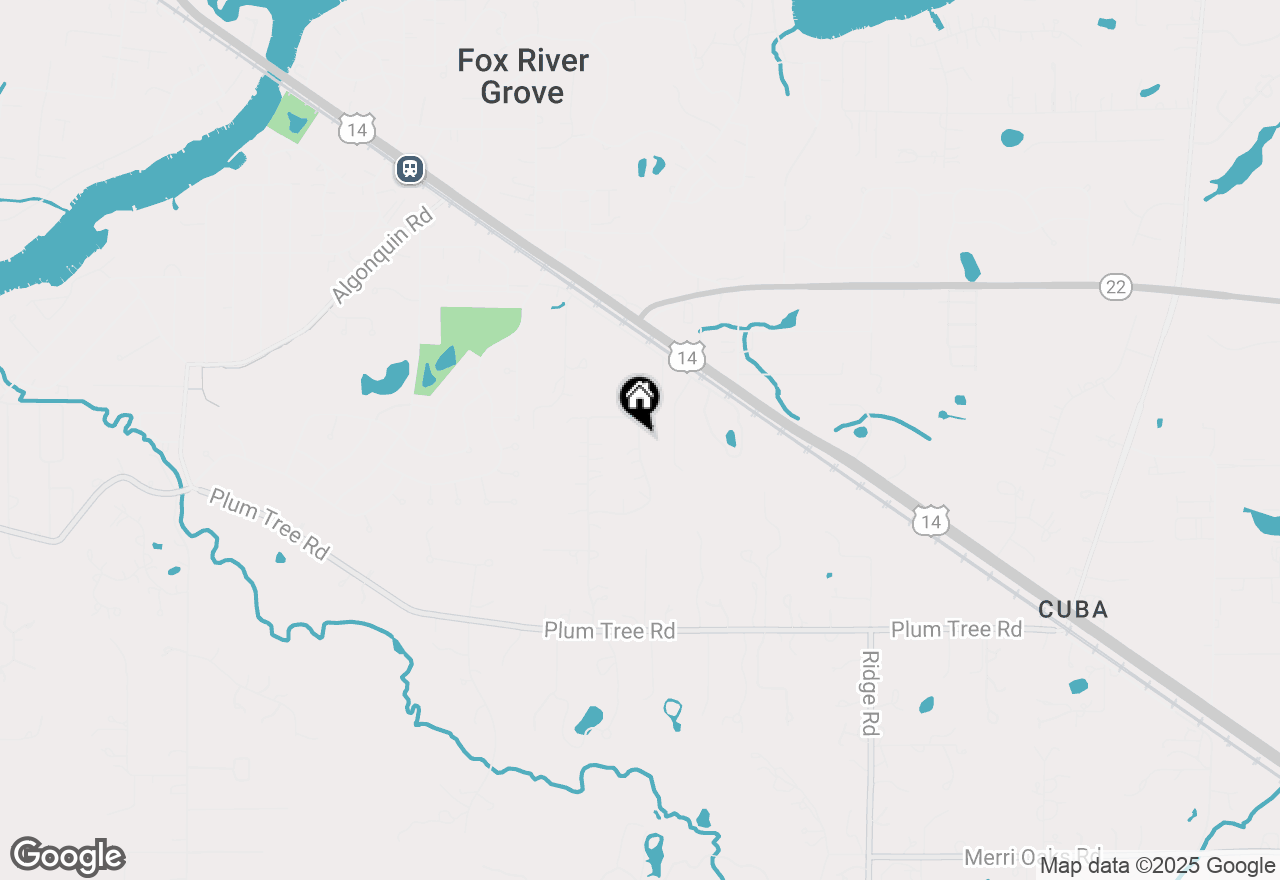 Map of (Address confidential), Barrington, Illinois 60010