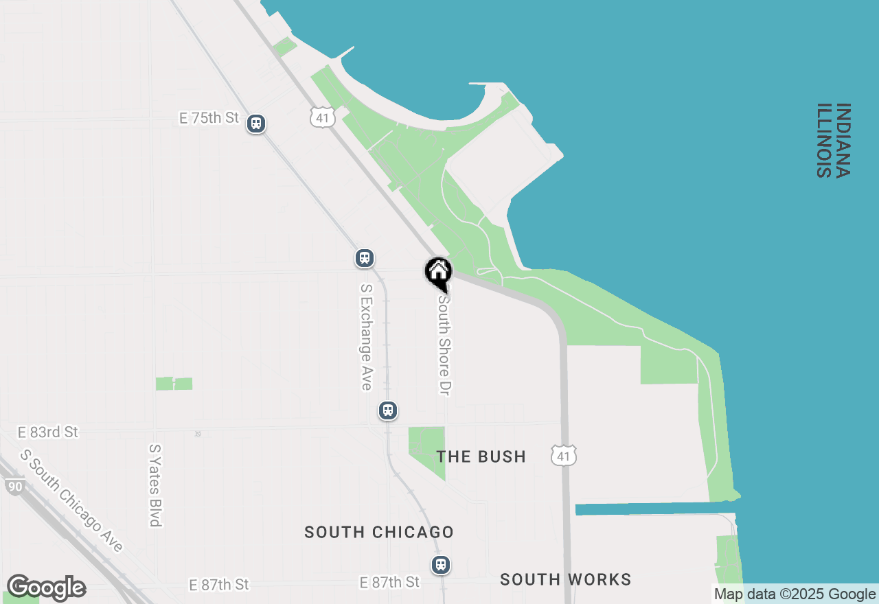 Map of 7950 S South Shore Drive, Chicago, IL 60617
