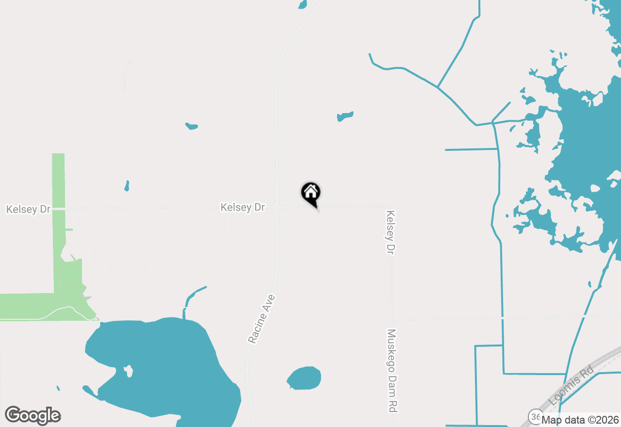 Map of S103W19367 Kelsey Dr, Muskego, WI 53150