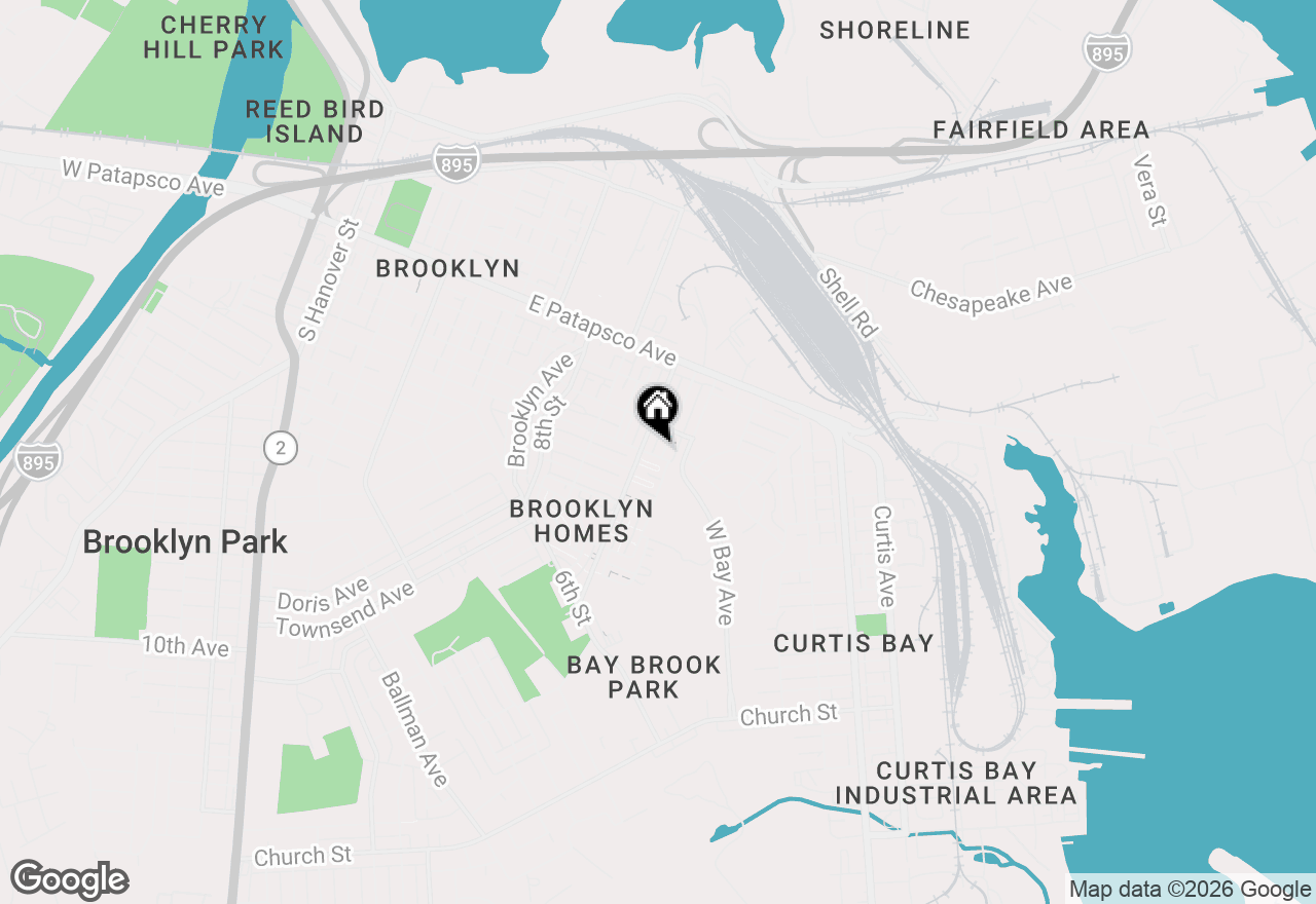 Map of 3832 Saint Margaret Street, Baltimore, MD 21225