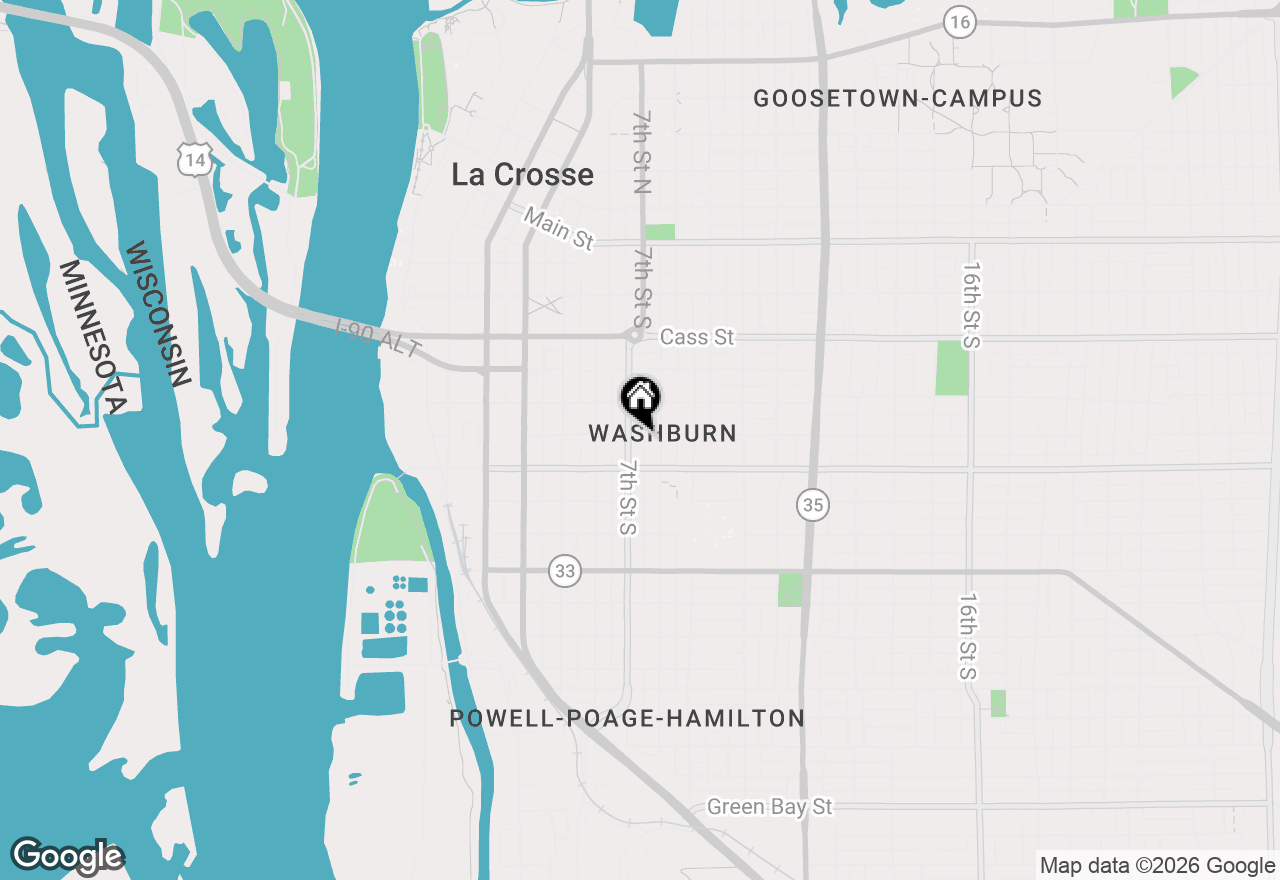 Map of 708 Ferry St #710, La Crosse, WI 54601