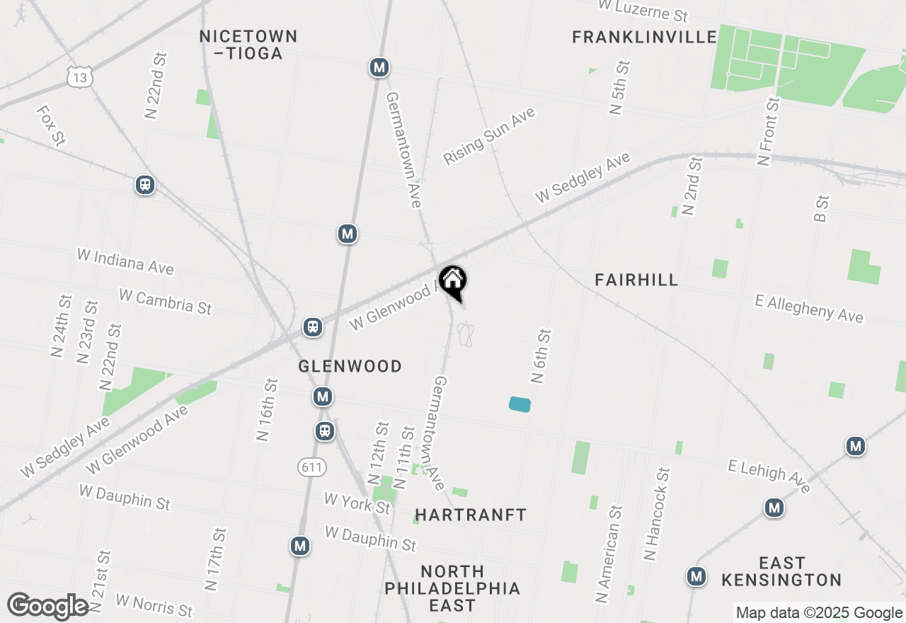 Map of 3017 Germantown Avenue, Philadelphia, PA 19133