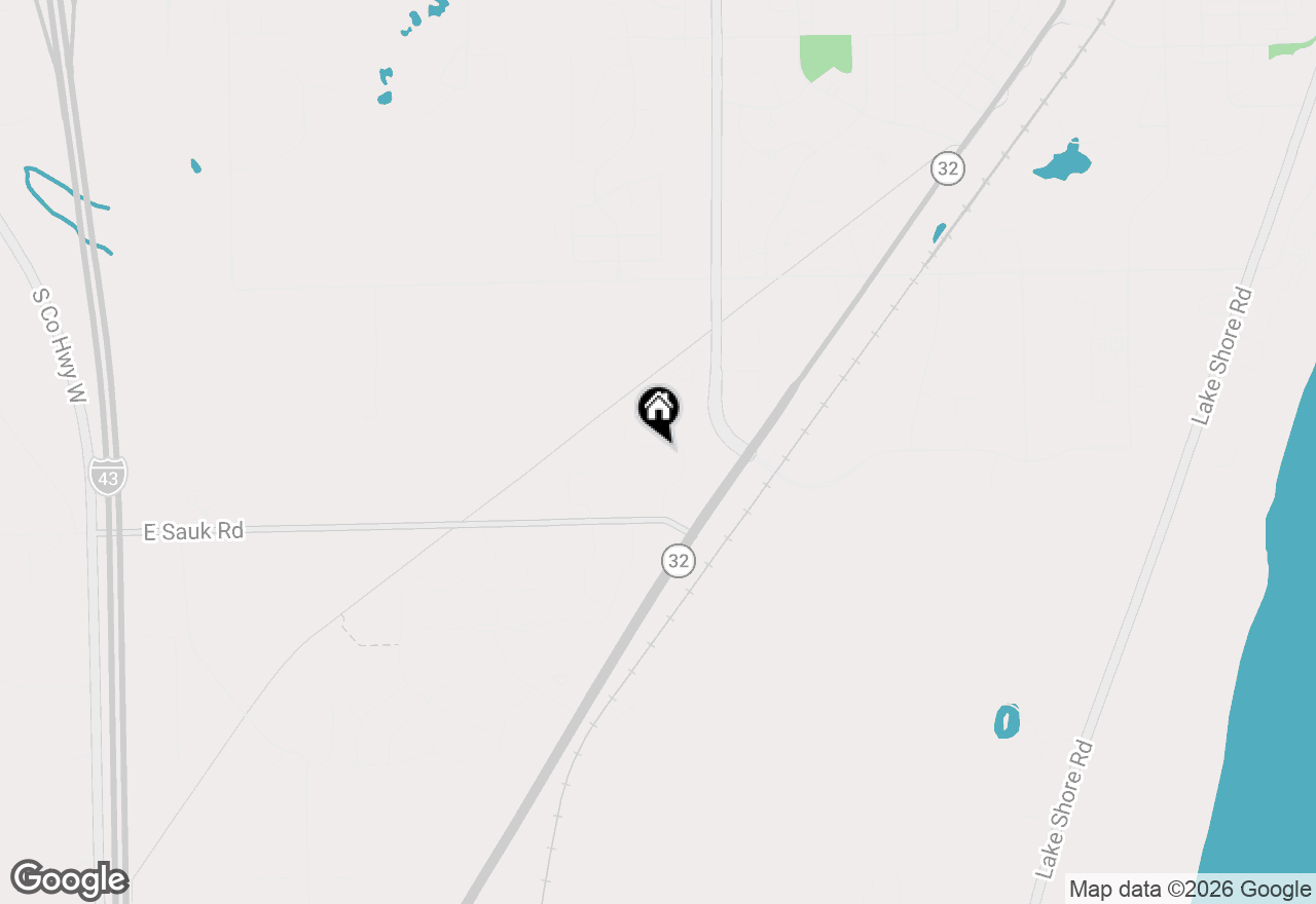 Map of 1811 Farm View Dr, Grafton, WI 53024