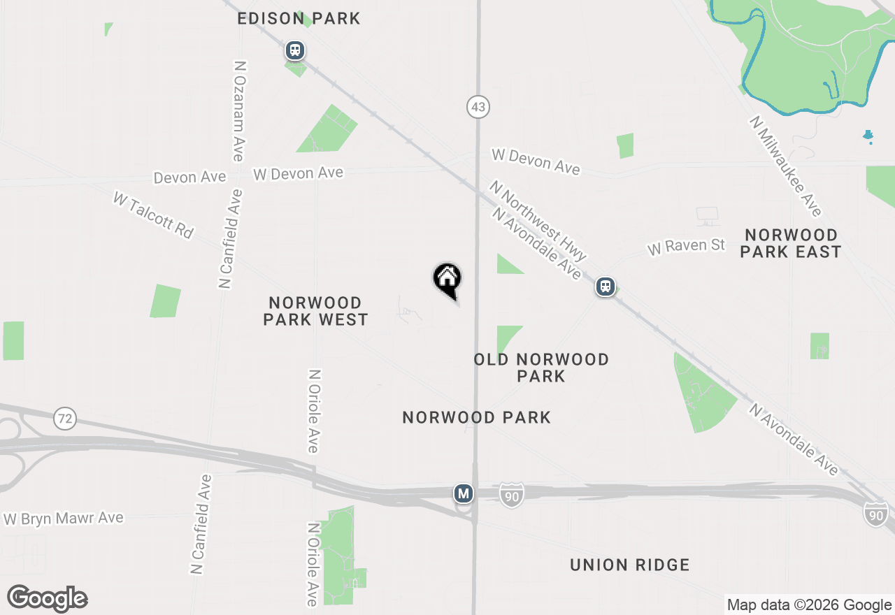Map of 6026 N Oconto Avenue, Chicago, IL 60631