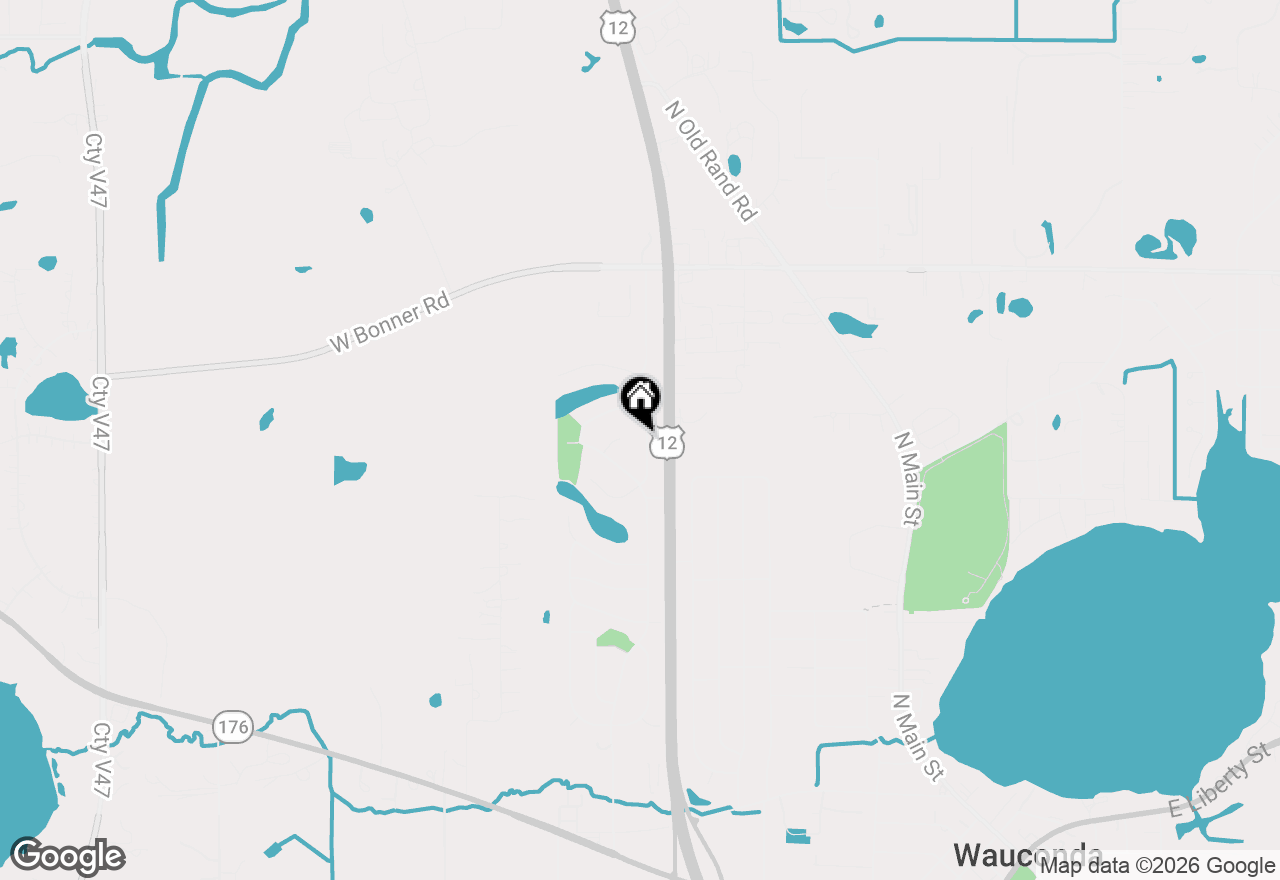 Map of 875 Larkdale Row, Wauconda, IL 60084