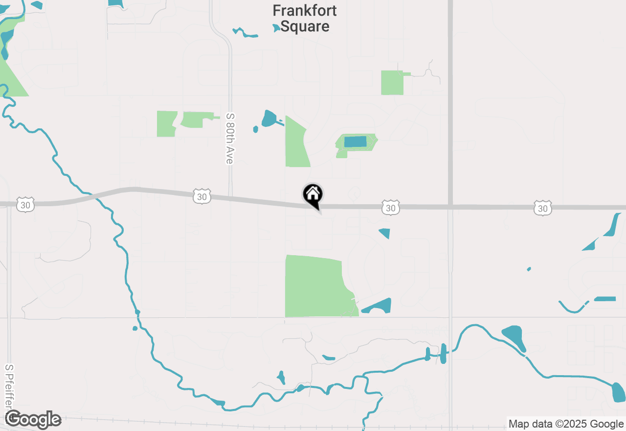 Map of 7672 Thistlewood Lane, Frankfort, IL 60423