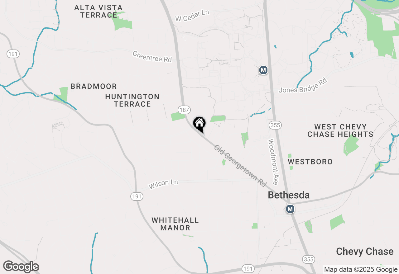 Map of 8106 Maple Ridge Road, Bethesda, MD 20814