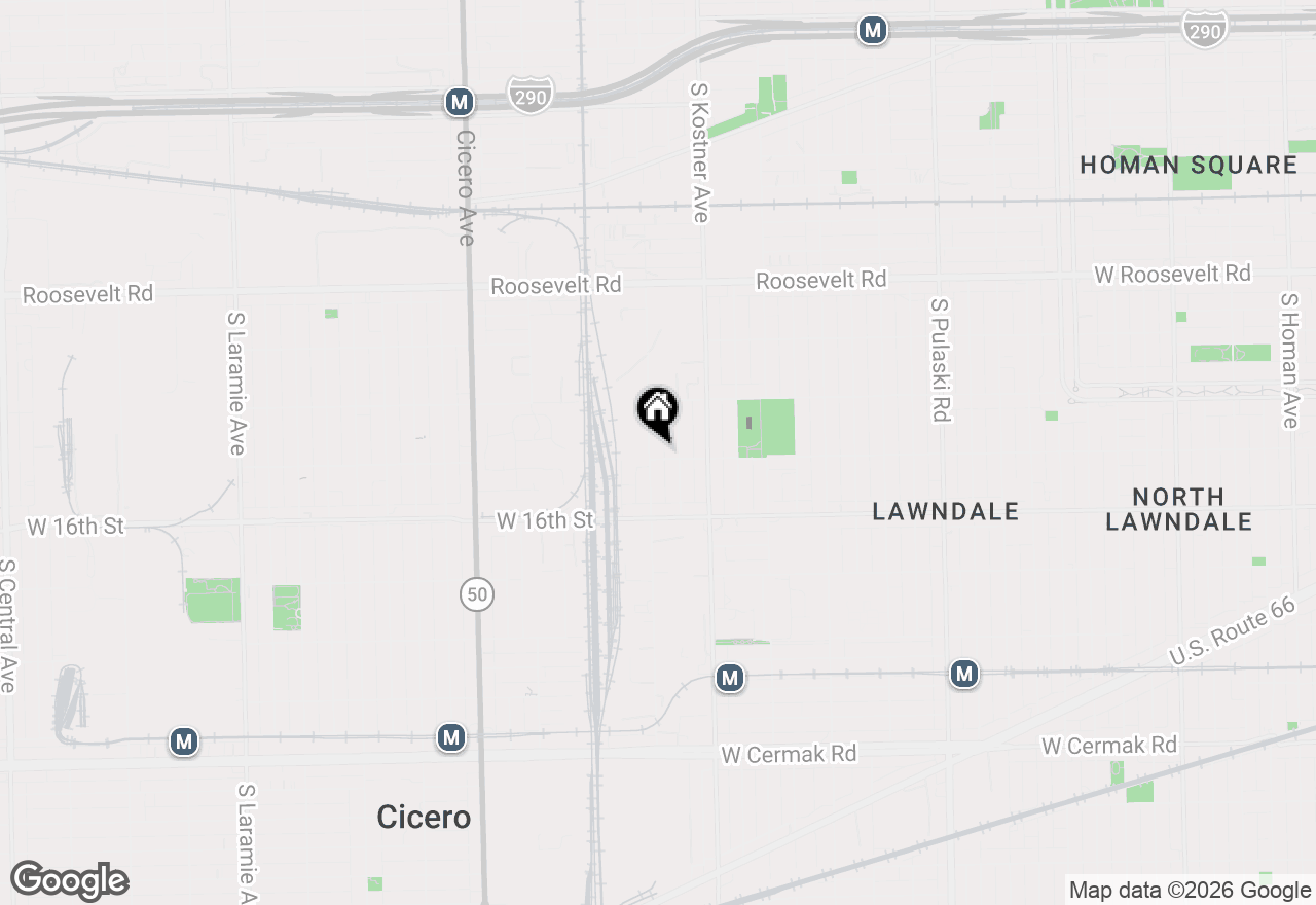 Map of 1455 S Kilbourn Avenue, Chicago, IL 60623
