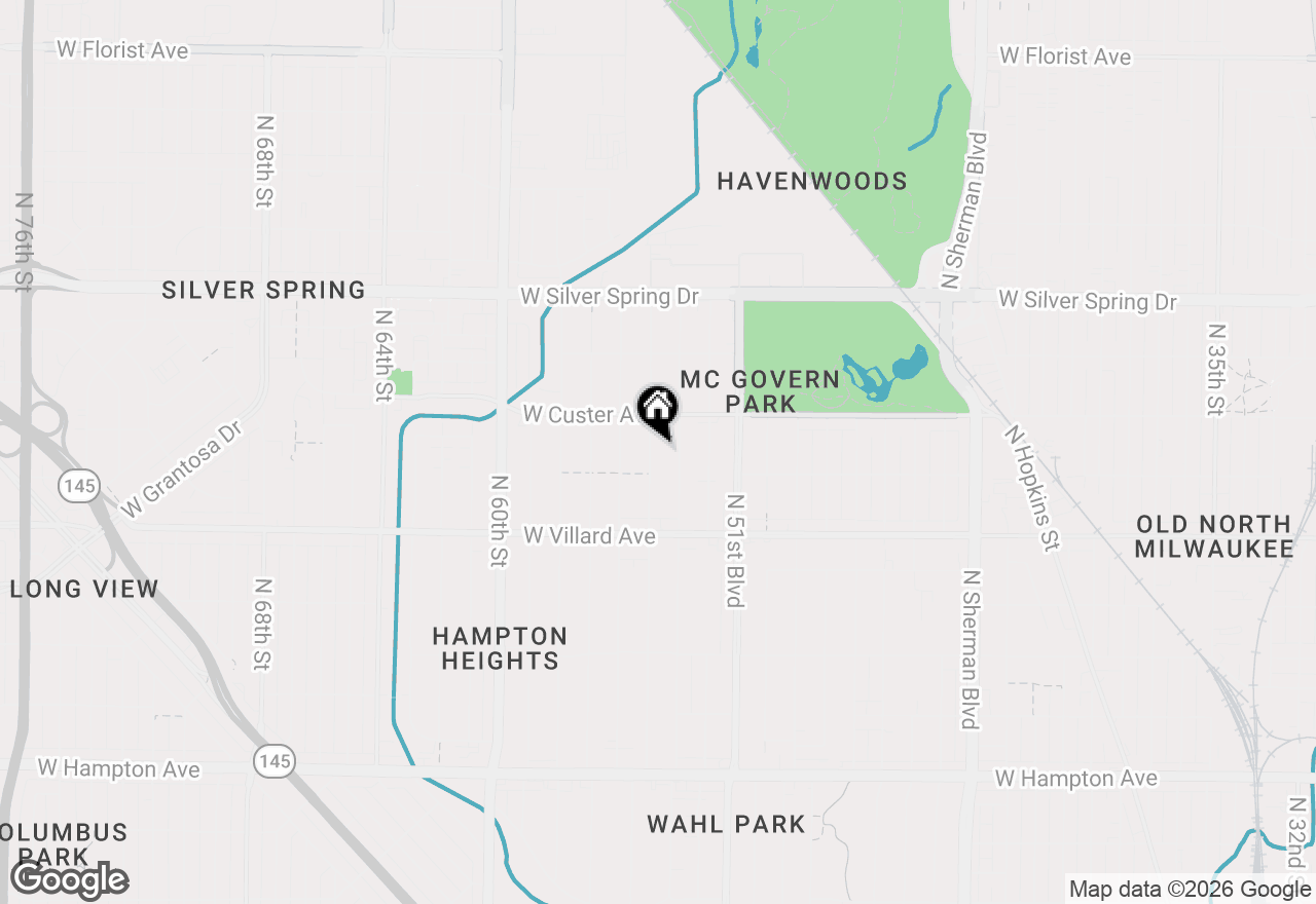 Map of 5330 N 54th St, Milwaukee, WI 53218