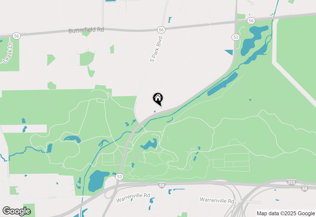 Map of 22w603 Arbor Lane, Glen Ellyn, IL 60137