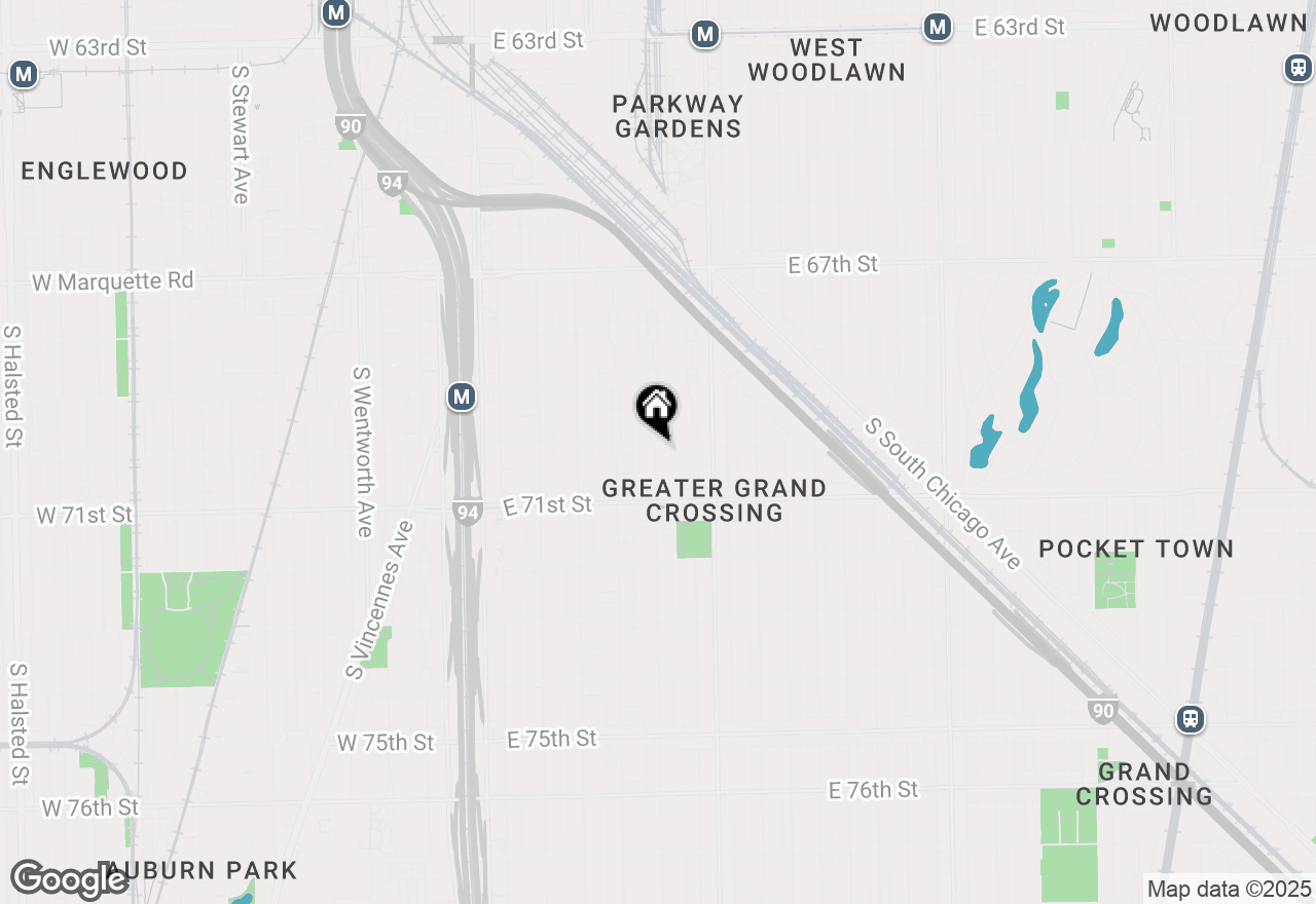 Map of 321 E 70th Street, Chicago, IL 60637