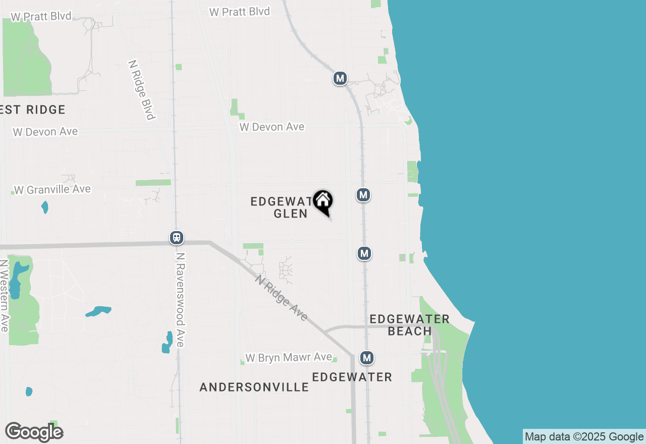 Map of 1254 W Norwood Street, Chicago, IL 60660