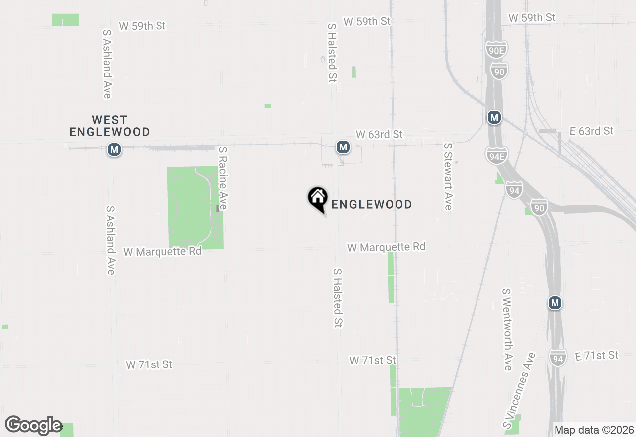 Map of 840 W 66th Street #3, Chicago, IL 60621