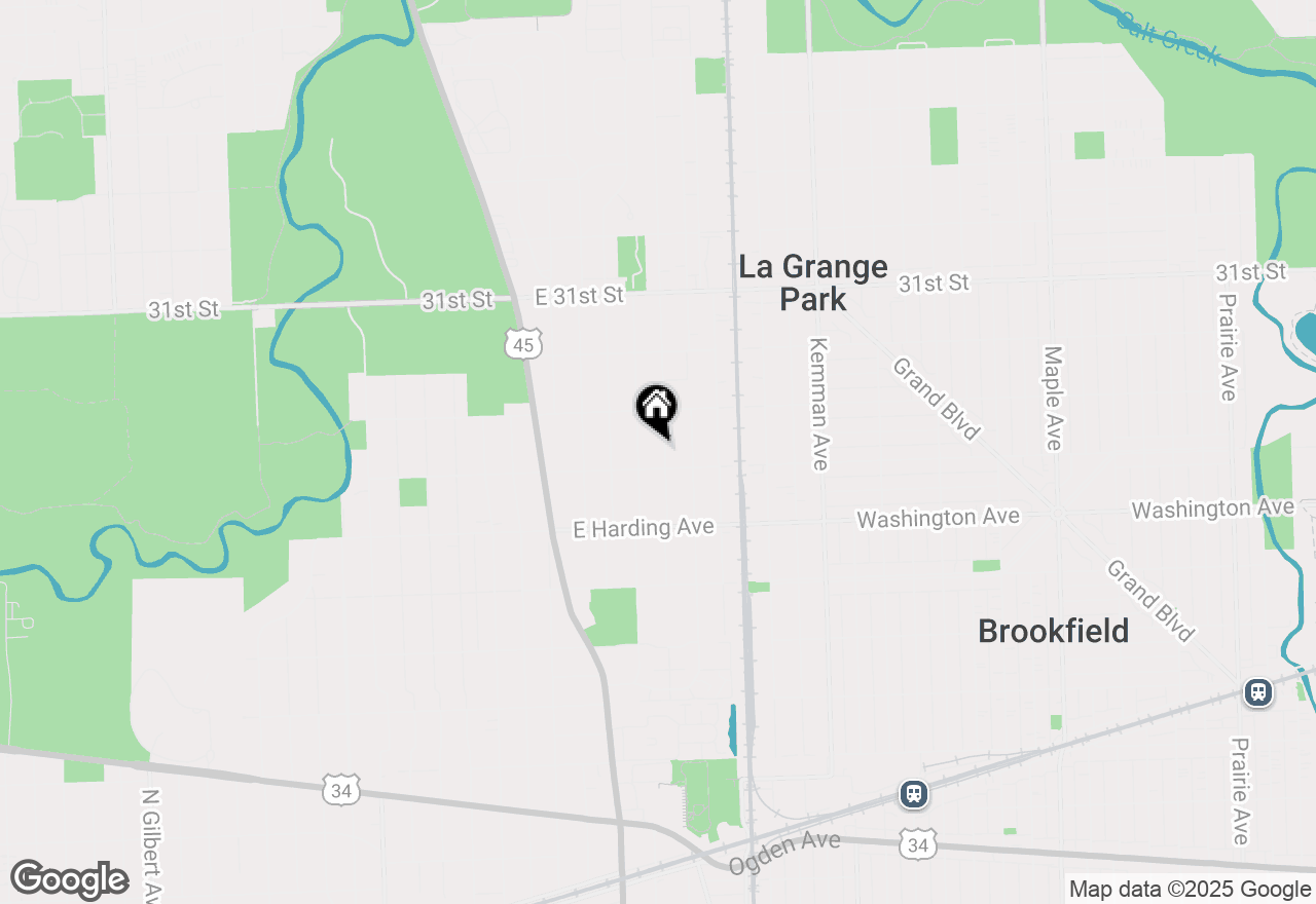 Map of 814 Forest Road, La Grange Park, IL 60526