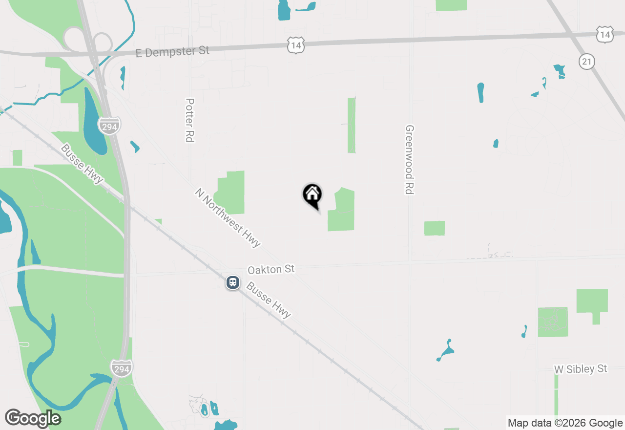 Map of 1801 Glenview Avenue, Park Ridge, IL 60068