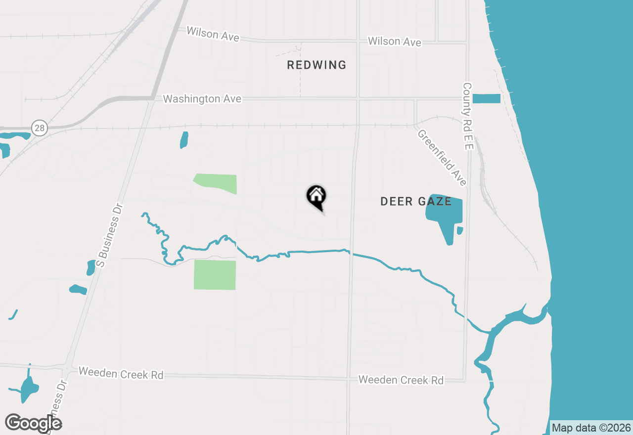 Map of 1317 Castle Ave, Sheboygan, WI 53081