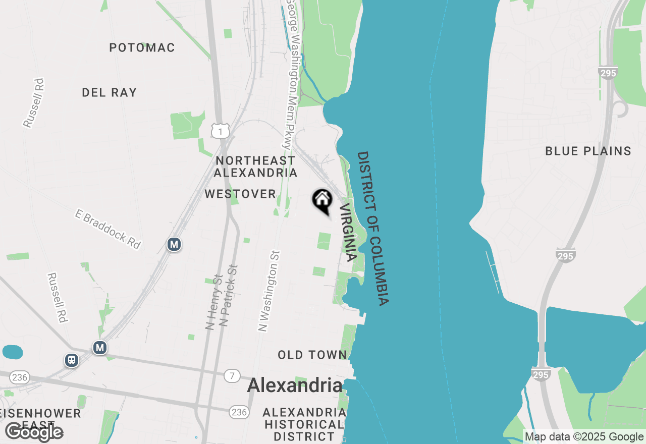 Map of 1023 N Royal Street #302, Alexandria, VA 22314
