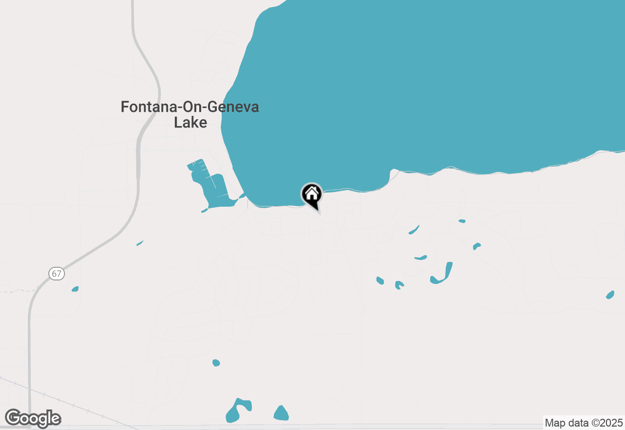 Map of 638 Aweogon Rd, Fontana, WI 53125