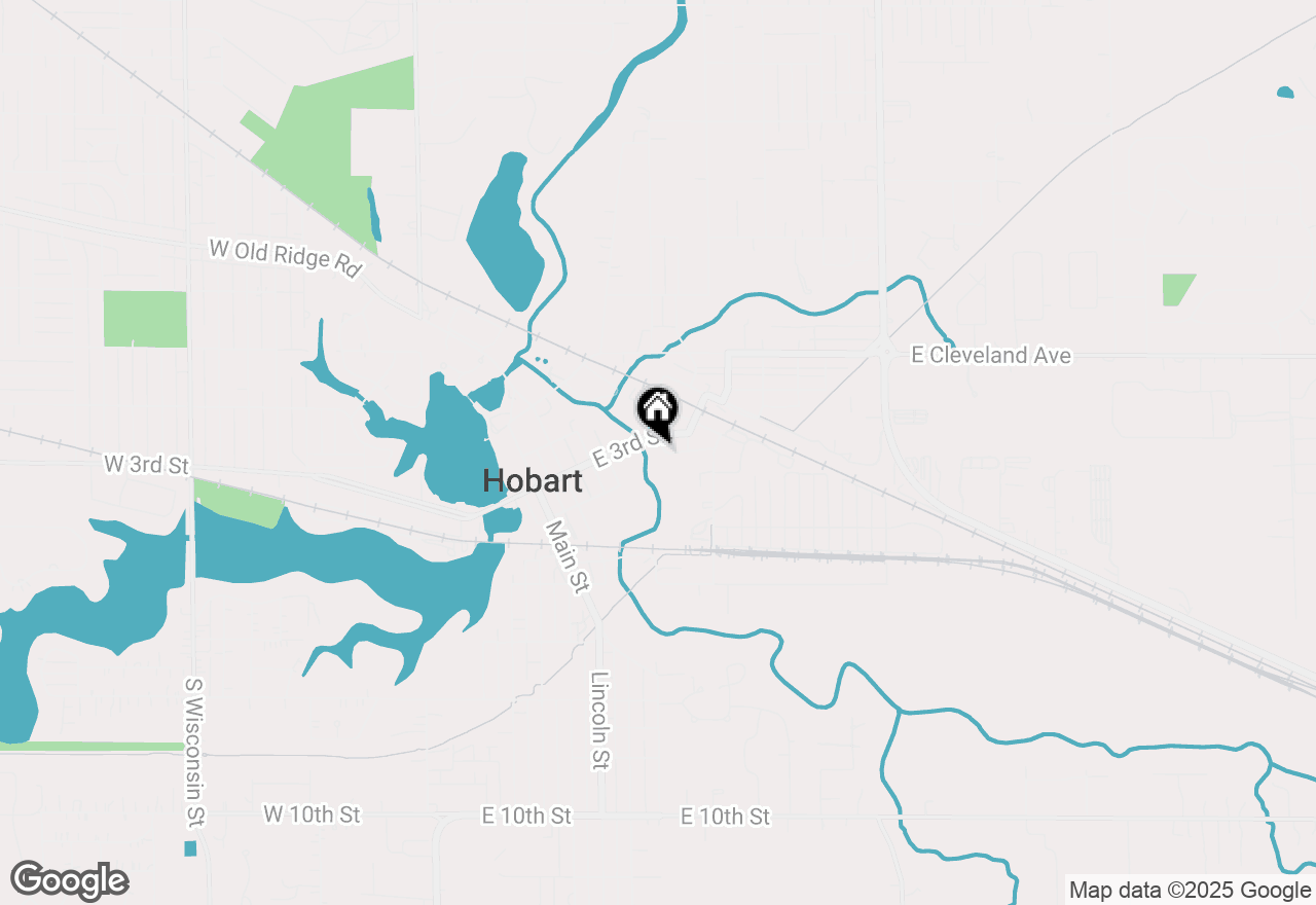Map of 324 S Linda Street, Hobart, IN 46342