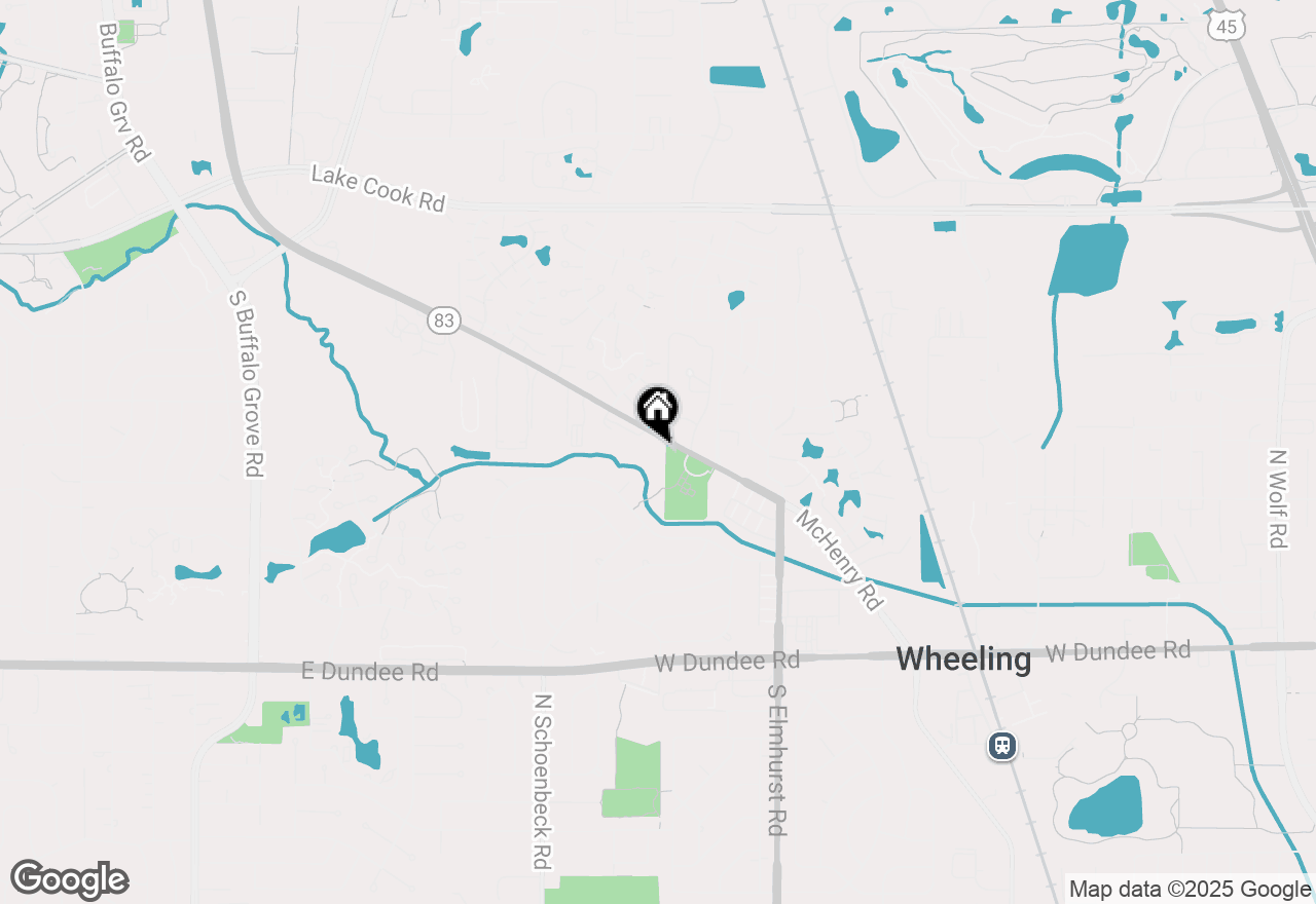 Map of 640 Mchenry Road #106, Wheeling, IL 60090