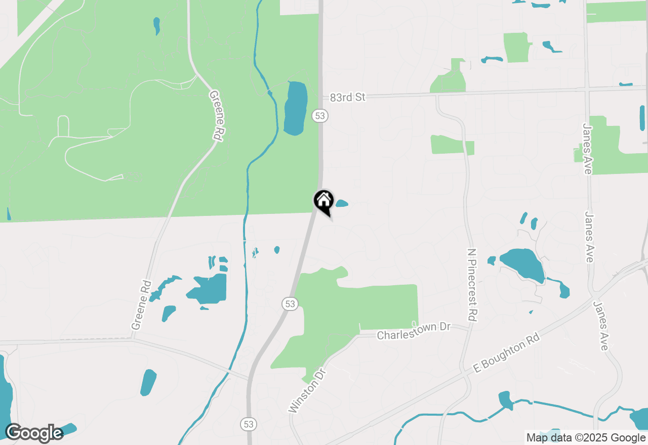 Map of 849 Bonnie Brae Lane, Bolingbrook, IL 60440