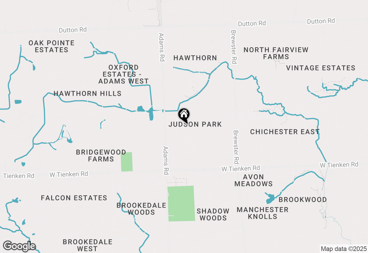 Map of 1269 Potomac Drive, Rochester Hills, MI 48306