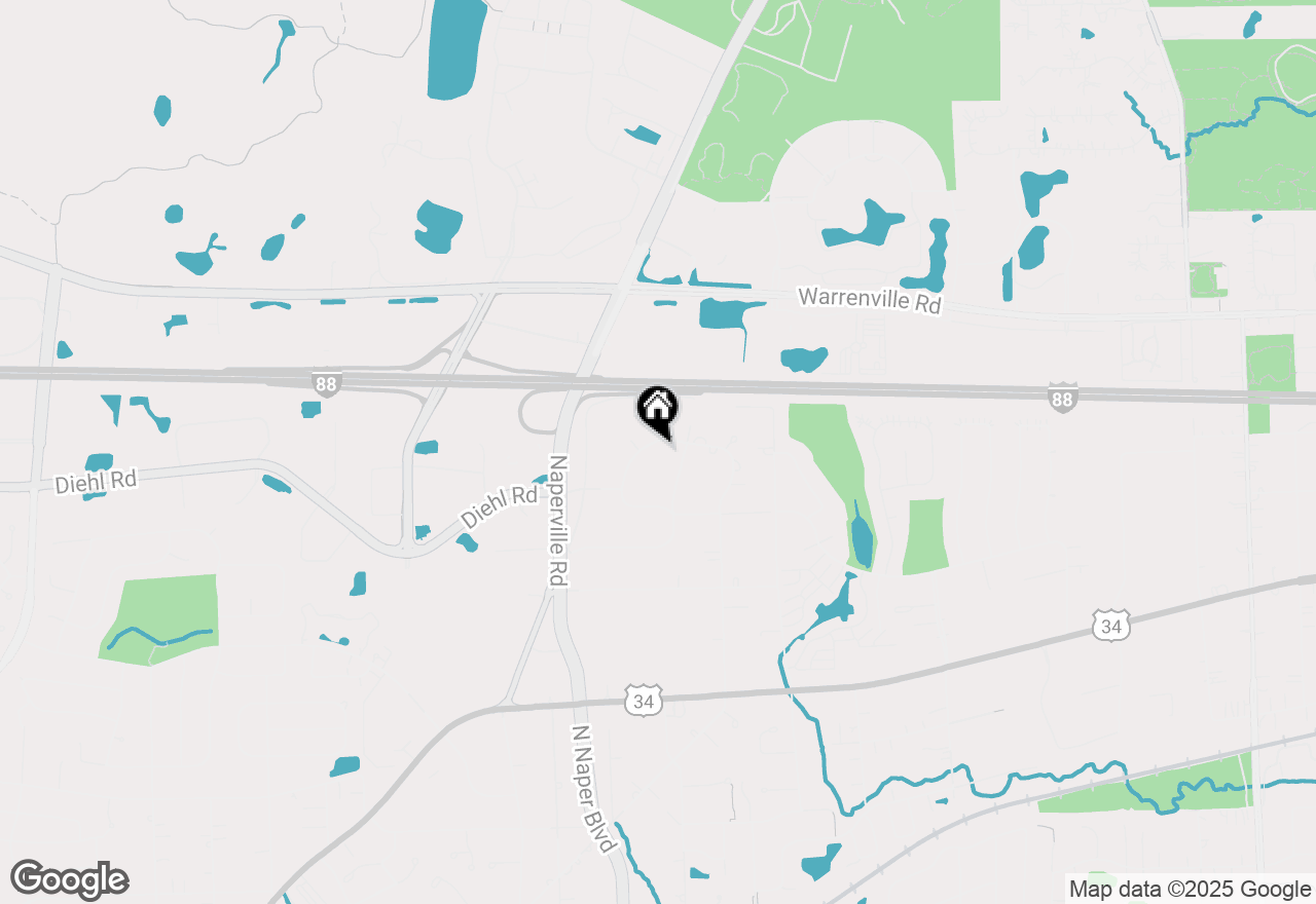 Map of 25W201 Summit Drive, Naperville, IL 60563