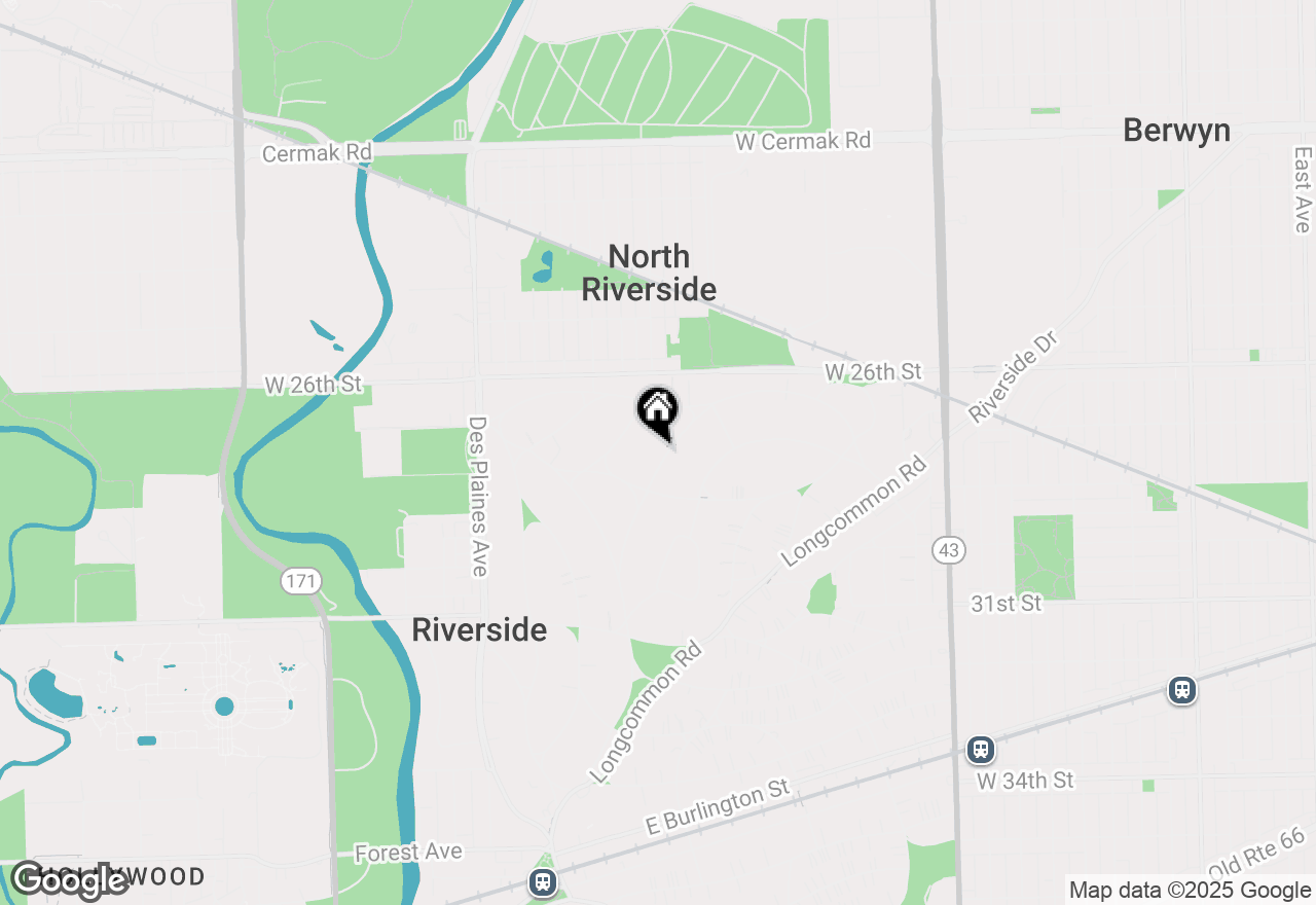 Map of 400 Selborne Road, Riverside, IL 60546