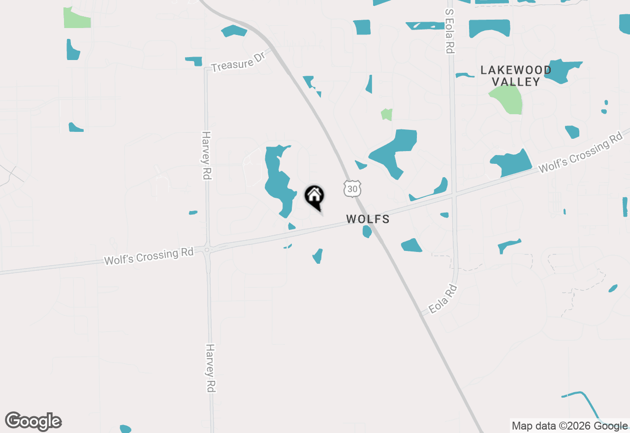 Map of 460 Valentine Way, Oswego, IL 60543
