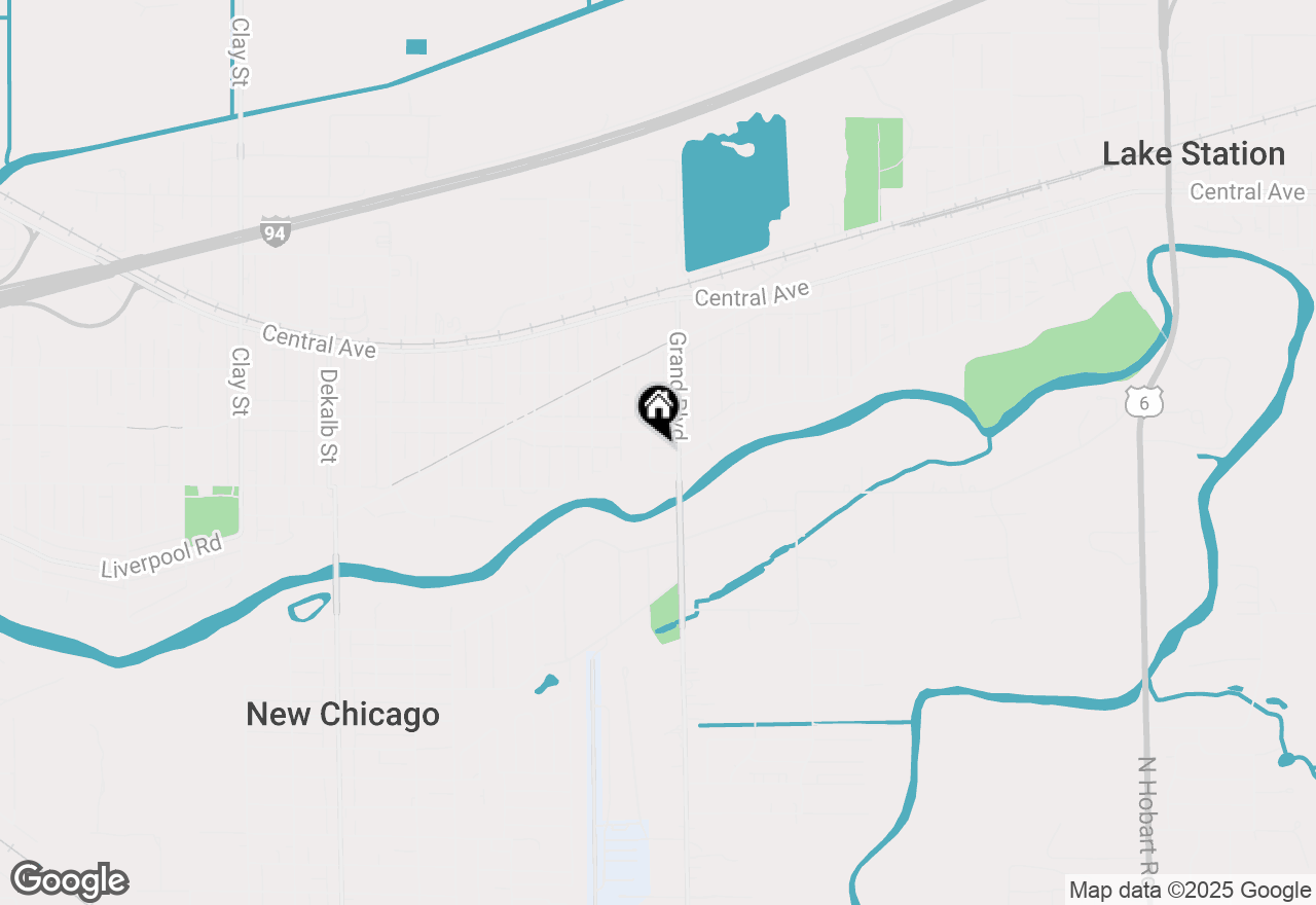 Map of 2829 Huntington Street, Lake Station, IN 46405