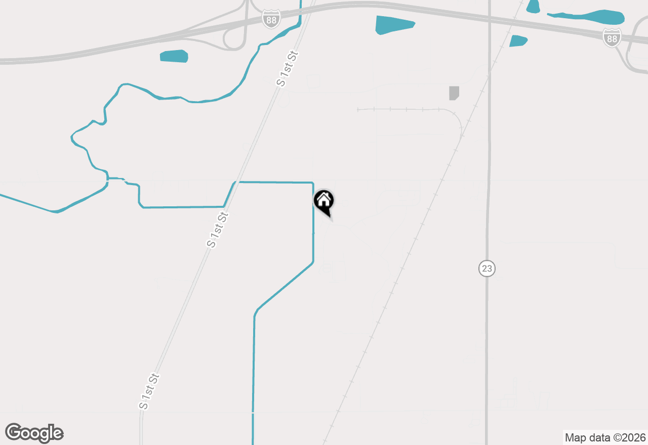 Map of 3705 Green Tree Lane, Dekalb, IL 60115