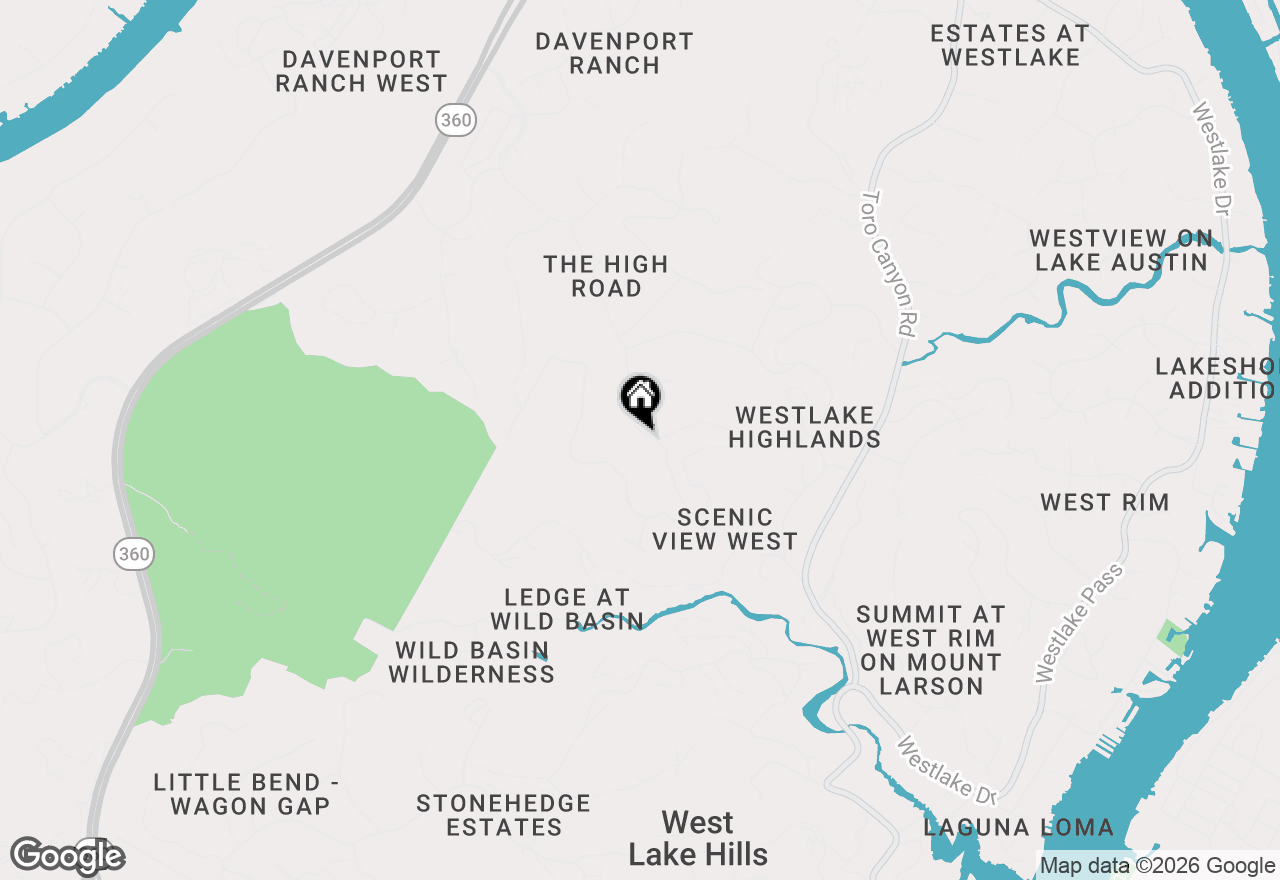 Map of 1357 The High Rd #1, Austin, TX 78746