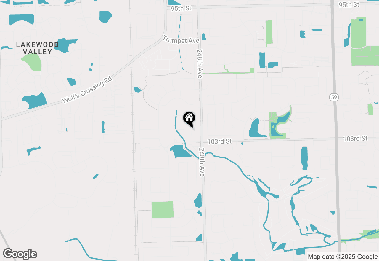 Map of 3915 Nannyberry Court, Naperville, IL 60564