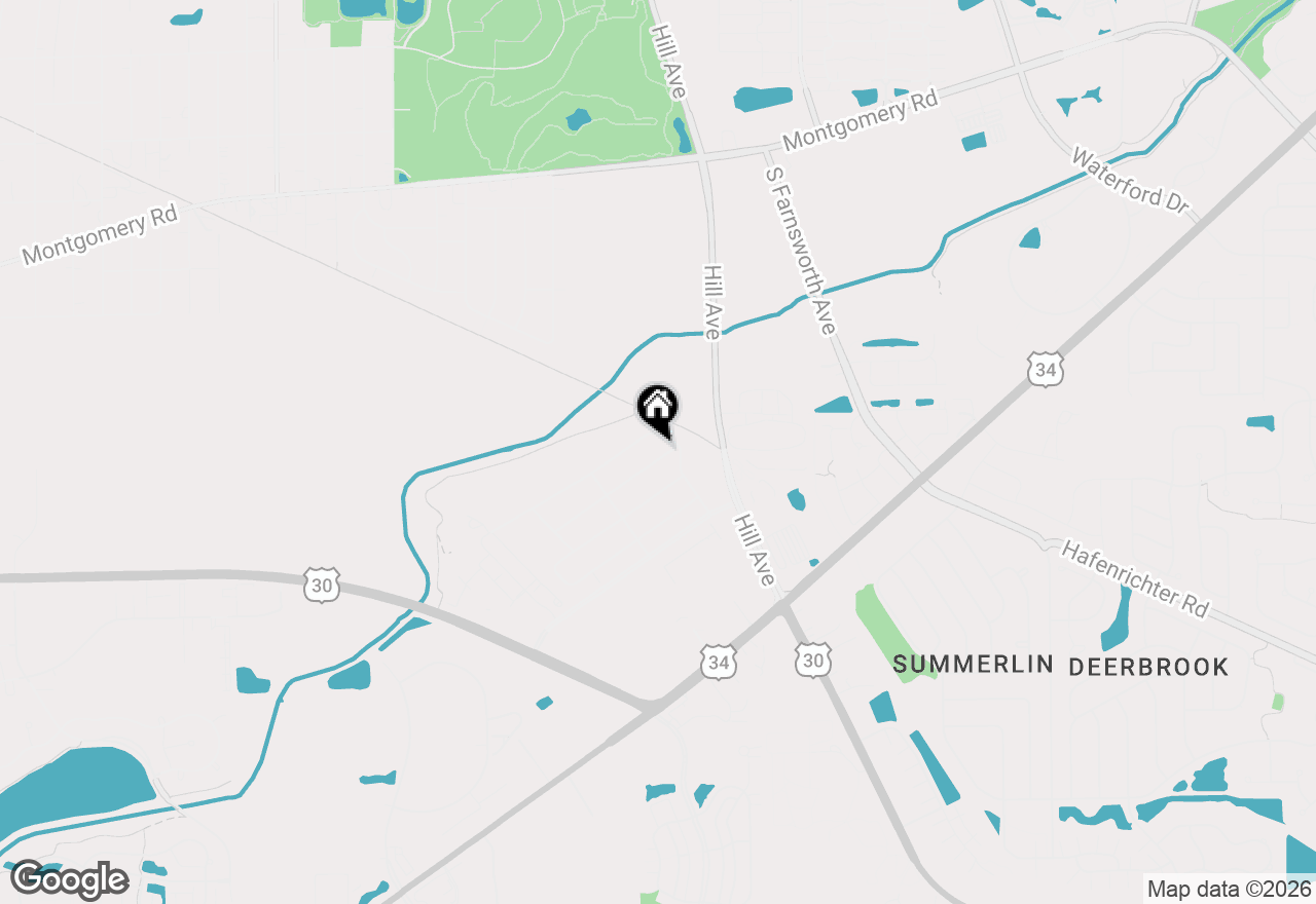 Map of 996 Sapphire Lane, Montgomery, IL 60538