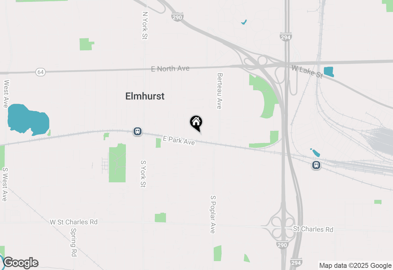 Map of 110 N Pine Street, Elmhurst, IL 60126
